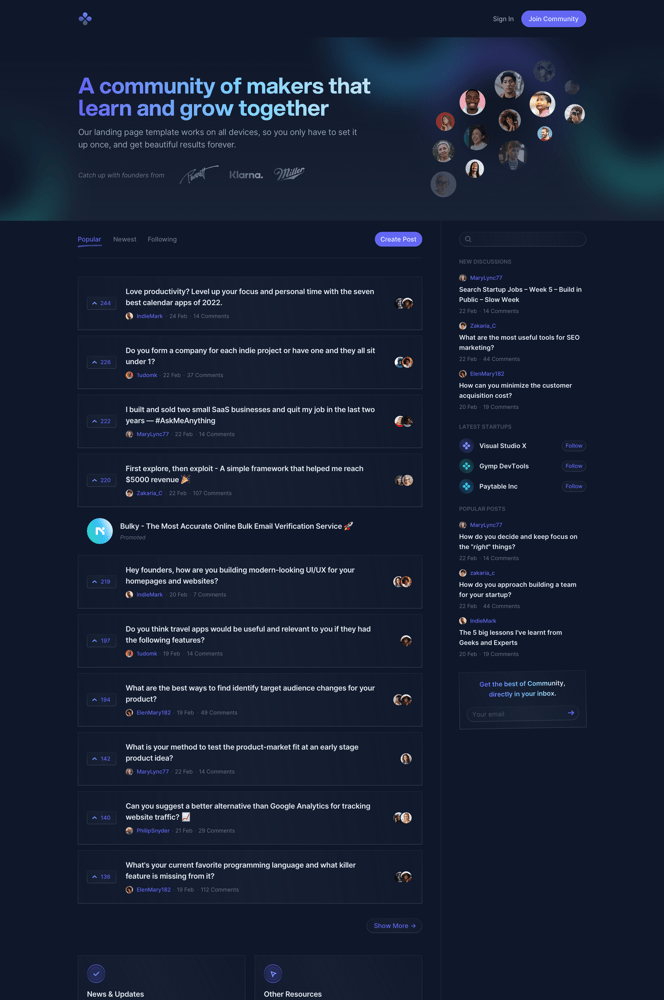 Community template preview 01