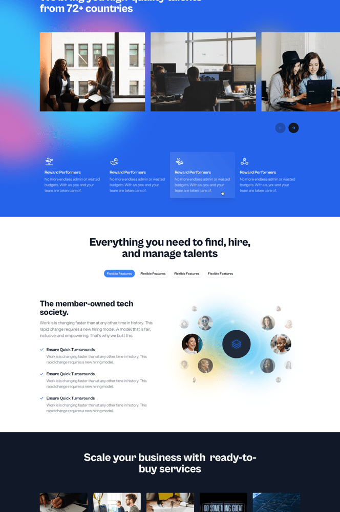 Talent template preview 02