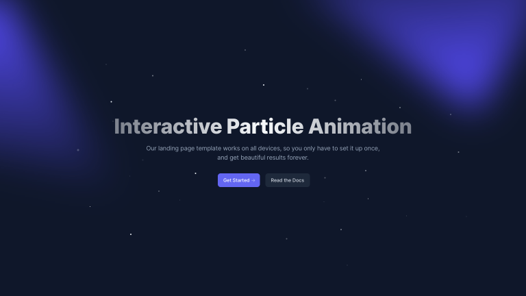 How to Create a Beautiful Particle Animation with HTML Canvas