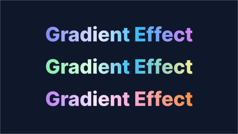 Preview of the animated gradient we're going to build