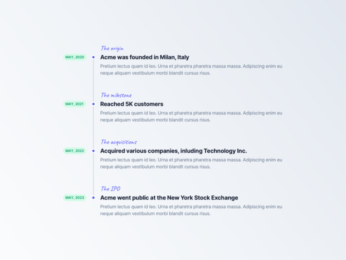 3 Examples of Brilliant Vertical Timelines with Tailwind CSS